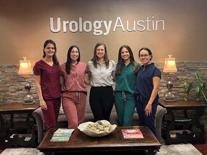 Urology Austin team members in clinical attire